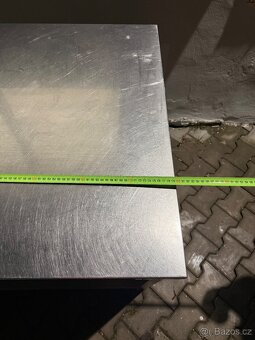 Nerezový stůl, 2x šuplík - 3