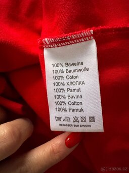 Polo Ralph Lauren cervene tricko - 3