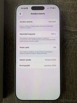 Prodám iPhone 17 256gb 3 měsíce starý - 3