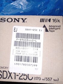 Kazety  SONY SDX1-25C 10ks - 3