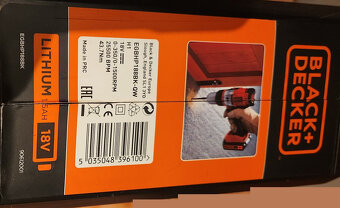Aku vrtačka Black & Decker 18V EGBHP188BK - 3