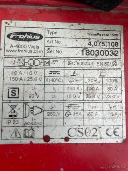 Svářečka zn. Fronius 1500 - 3