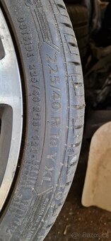 Krasna kola z audi tt r18 225/40 temer nové pneu - 3