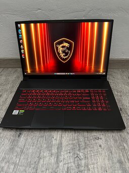OBŘÍ 17.3” HERNÍ NOTEBOOK- MSI i5 10gen/SSD/GTX/NOvÁ BAT - 3