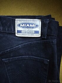 Džíny 30 ,MIAMi,originál Denim černé,,USA - 3