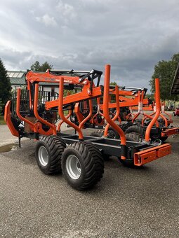 Vyvážecí přívěs vyvážečka MTM 13T s rukou 7,3m Estonsko - 3