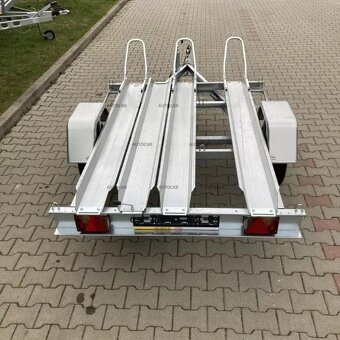 Přívěsný vozík B7320M3 na přepravu 3 motocyklů - 3
