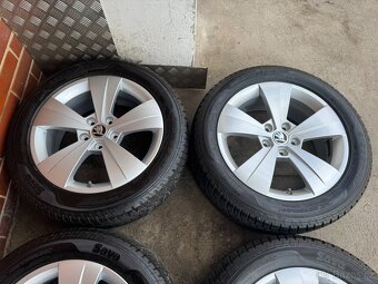 Alu 17" 5x112, škoda TRITON zimní 90%, pěkné, SUP3 - 3