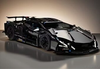 Černý Supercar – technická stavebnice - 3