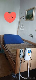 Polohovací postel WESTFALIA + Antidek. matrace s potahem - 3