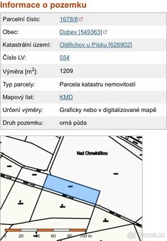 Investiční pozemek 1209 m² - 3