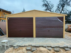 Plechová garáž 6x6 - 3
