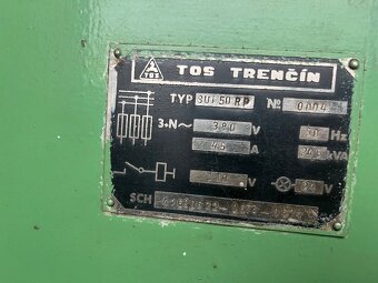 Soustruh TOS Trenčín SUI 50 - 3