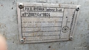 Přepravník 3500 Kg. Odpočet DPH. Certifikát VDI 2700 - 3