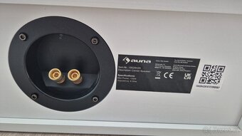 Designový centrální reproduktor AUNA bílý - 3
