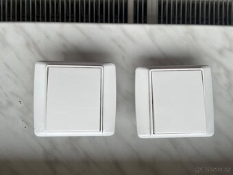 Zásuvky a vypínače ABB Element bílá - 3