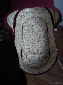 Retro kočárek pro panenku zn. TDV Duchcov - 3
