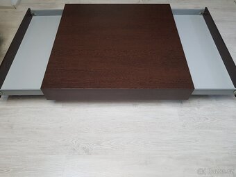 Stylový obyvákový konferenční stůl wenge - 3