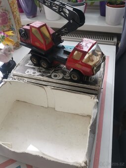 Stará retro hračka Bulharské plechové auto - 3