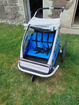 dvoumístný dětský vozík za kolo Croozer XLC Duo - 3