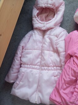 set - 3x zimní dívčí bunda 116 - 3
