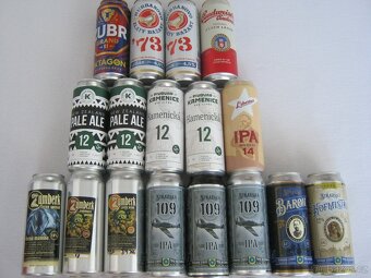 17x pivní plechovky minipivovary aj. - 3