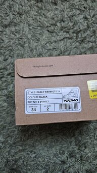 Kožené zimní boty VIKING vel. 34 s GORE-TEX - 3