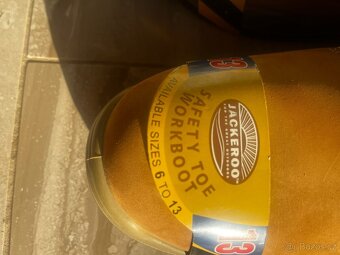 Pracovní boty JACKEROO – Safety Toe – úplně nové, vel. UK 13 - 3