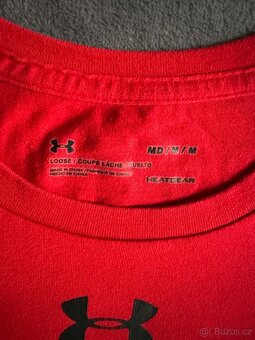 Under Armour triko červené vel. M - 3