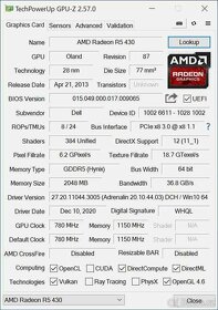 AMD Radeon R5 430 2GB , DDR5, PCI-E - 1 rok záruka - 3
