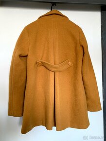 Dámský hořčicový kabát - 3