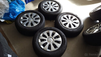Téměř NOVÁ zimní kola 15" 5x100 Škoda Scala - TOP - 3