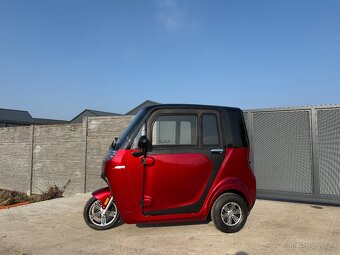 Elektromobil - Elektrická tříkolka Leramotors E1, červená - 3