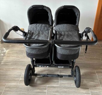 TFK Duo Combi pushchair + 2x autosedačky + 2x základny - 3