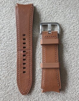 Samsung hybridní řemínek 20mm (velikost S/M), Hnědý - 3