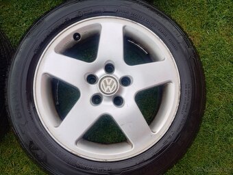 Letní alu kola 5x112 R16 AUDI VW ŠKODA SEAT 205/55 R16 - 3