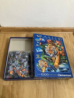 NOVÉ - Puzzle 1000 ks, Batman + 3D Tygr - 3