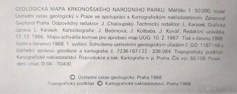 Geologická mapa ČSSR - Krkonoše - 3