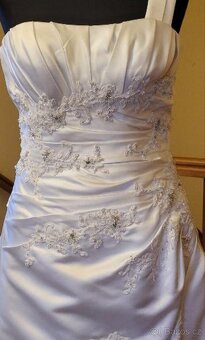 Svatební šaty vel:38/40 - 3