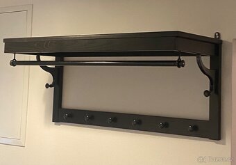 Věšák IKEA, barva černá - 3