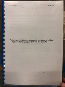 Hydraulický agregát BASEKO BHA-300 - 3