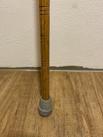 Vycházková dřevěná hůl 85cm - 3