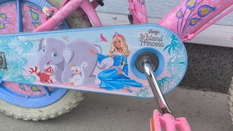 Krásné dětské kolo Barbie 14" 2-6let - 3