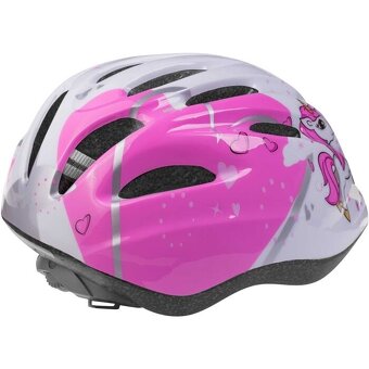 Dětská přilba Etape Rebel bílo-růžová - 3