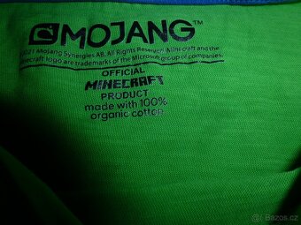 Tričko Minecraft, měnící se flitry, vel.158/164 - 3