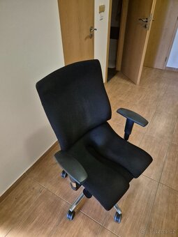 Ergonomická židle Asana Steel černá – ve velmi dobrém stavu - 3