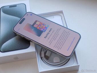 Apple iPhone 15 Pro 256GB Bílý titan - ZÁRUKA 12 MĚSÍCŮ - 3