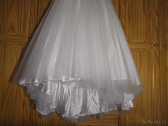 English Rose Bridal - svatební šaty bílé s kamínky S - 3