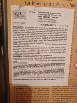 Kreidezeit lazura na dřevo 5 litrů - 3