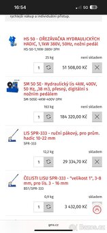 Hydraulický lis na hadice - 3